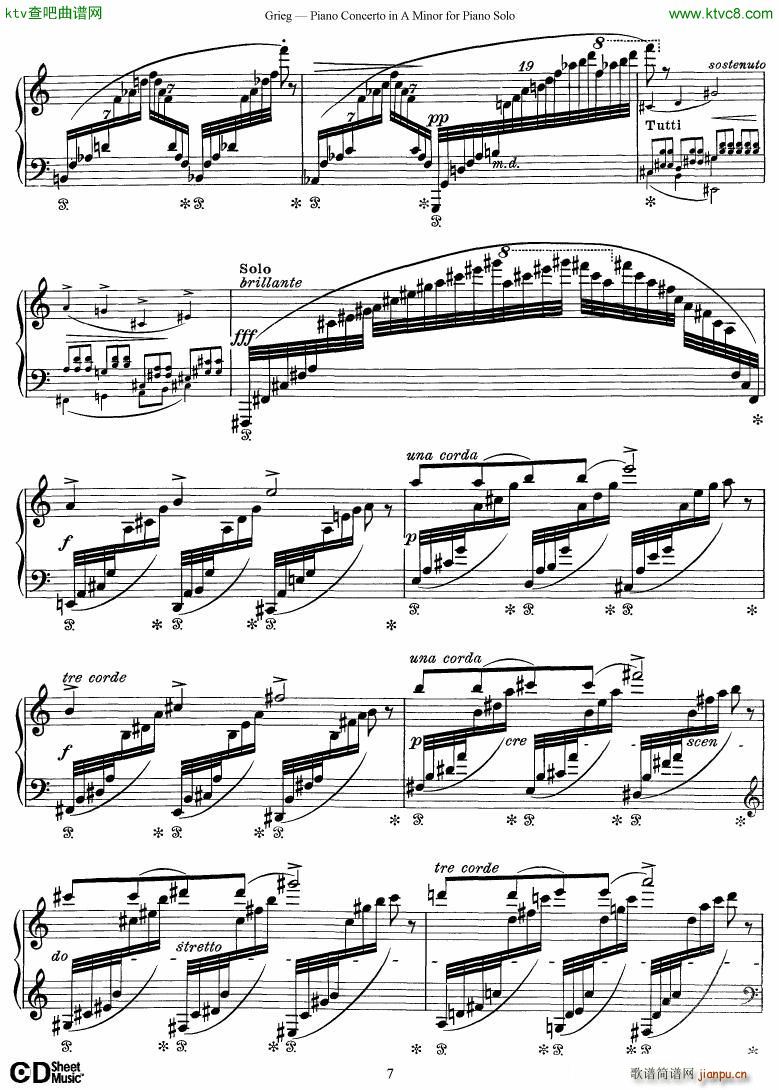 Grieg Piano Concerto solo arr 2 byGrieg(V)7