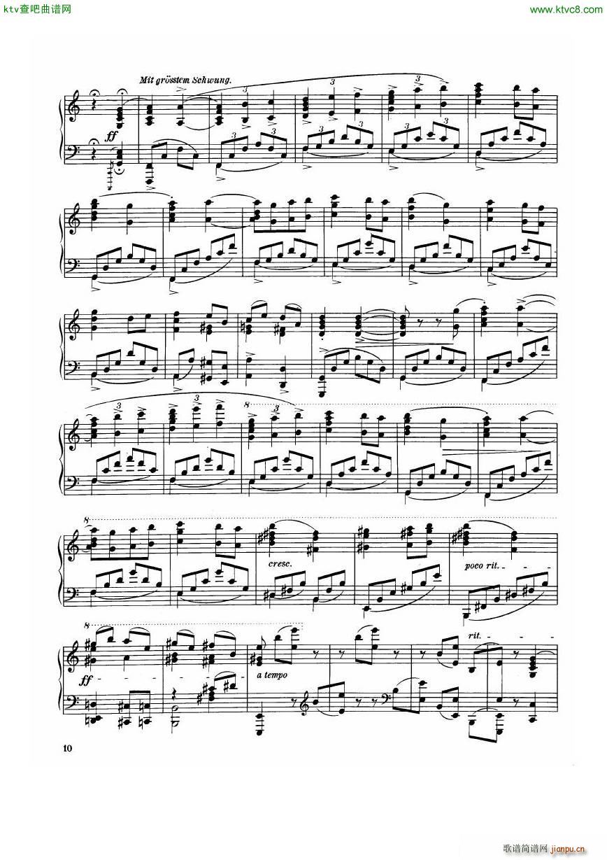 Dohnnyi op 11 Four Rhapsodies(V)37