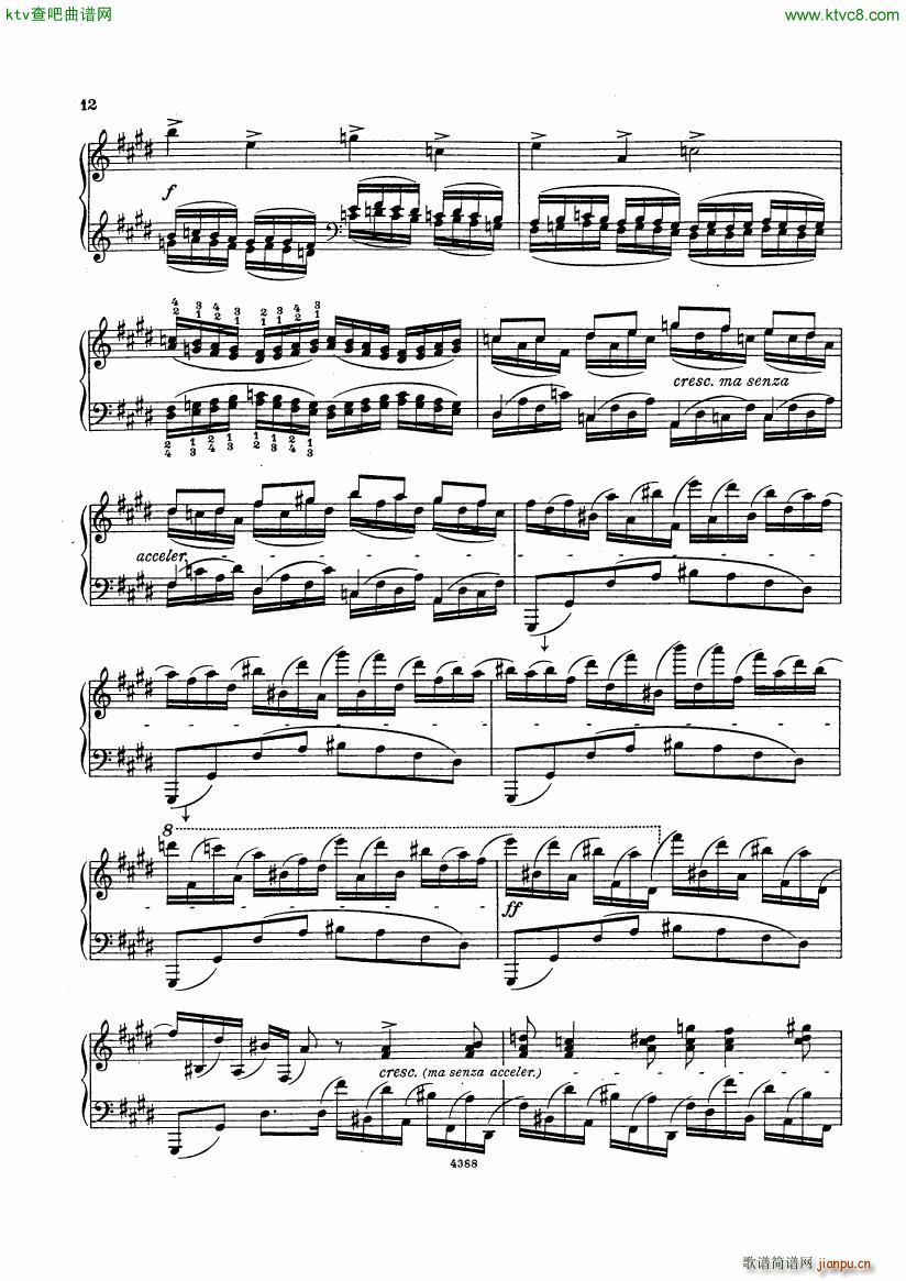 Bortkiewicz Op29 12 Etudes Nouvelles Book 1(V)11