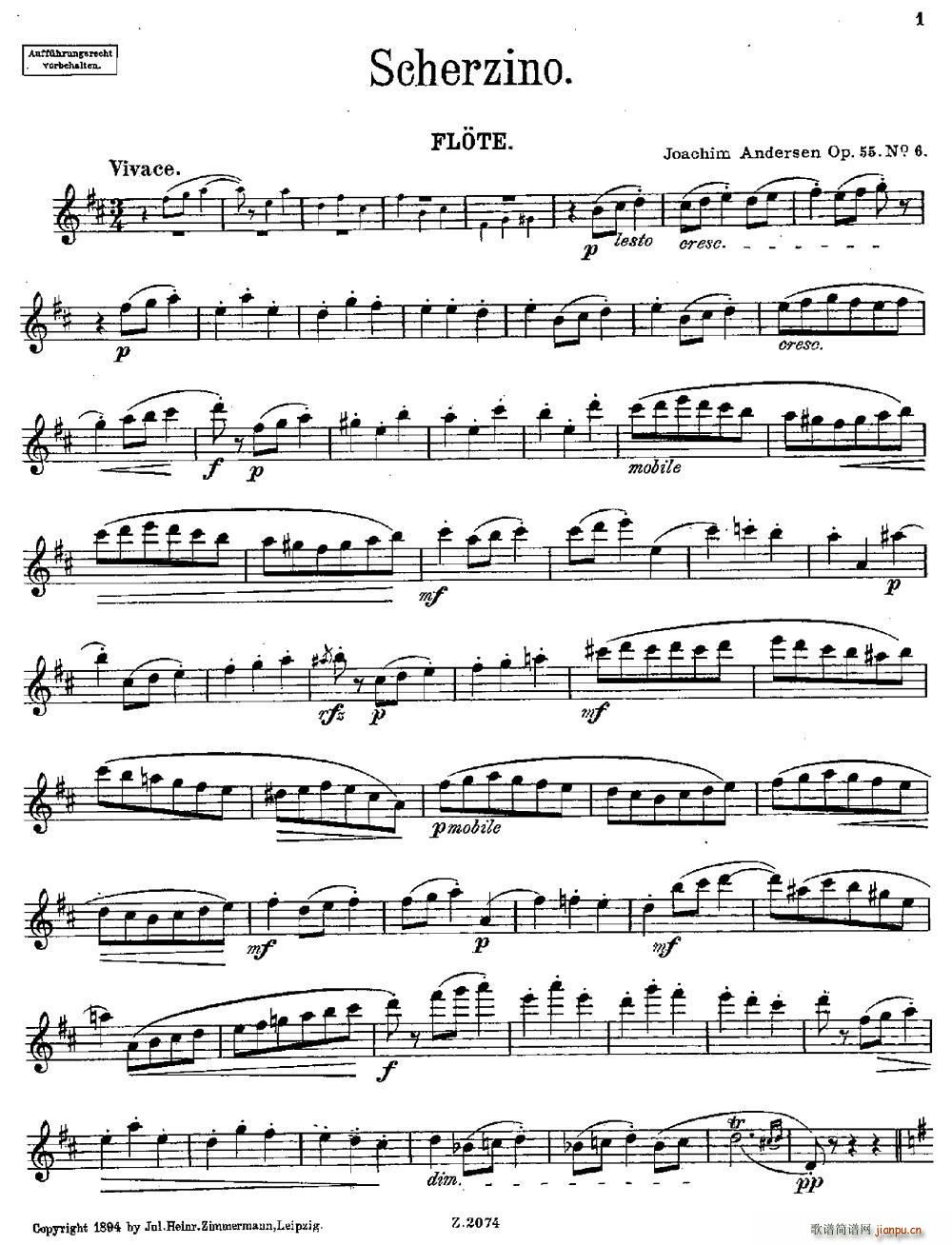 Scherzino Op 55 No 6(ѺV)1