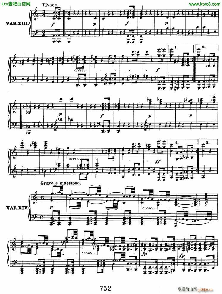 Beethoven op 120 Diabelli Variations(V)12