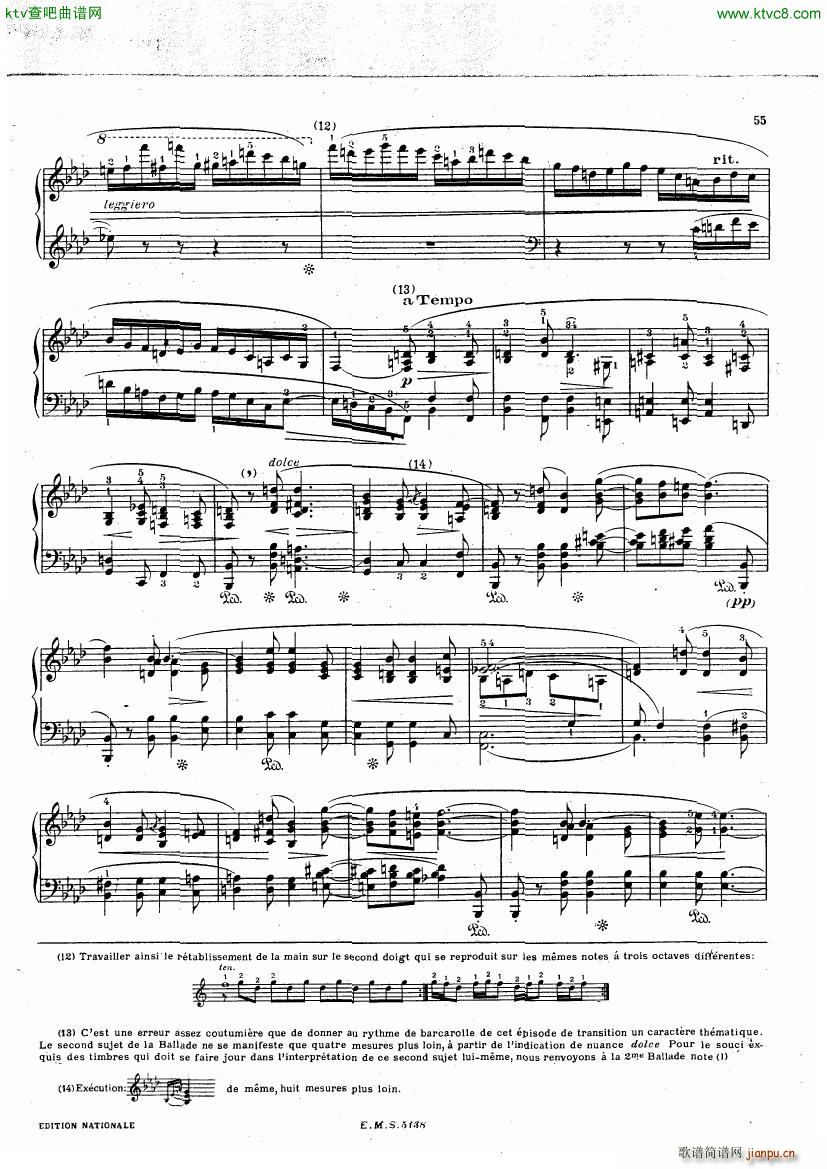 Chopin Cortot 4 Ballades (V)14