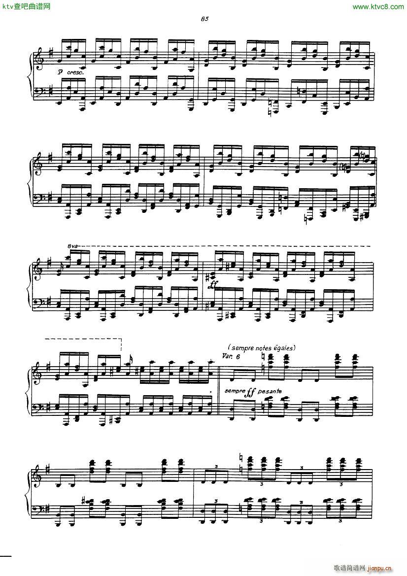 gulda variations on light my fire(V)11