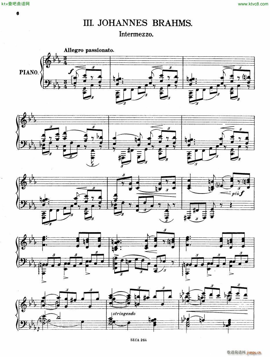 Casella  La Manire de Johannes Brahms piano(V)1