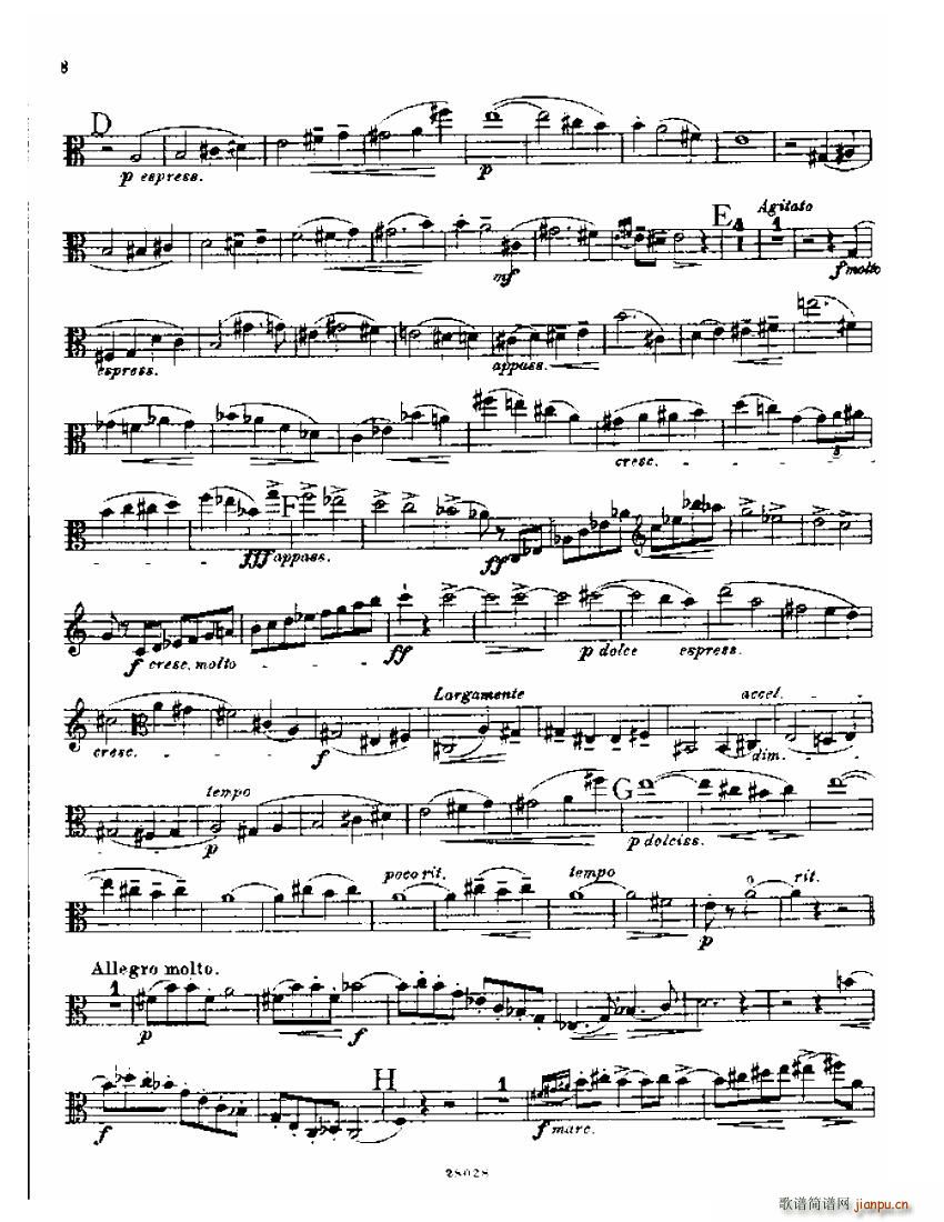Bowen viola sonata No 1 Va part(V)8