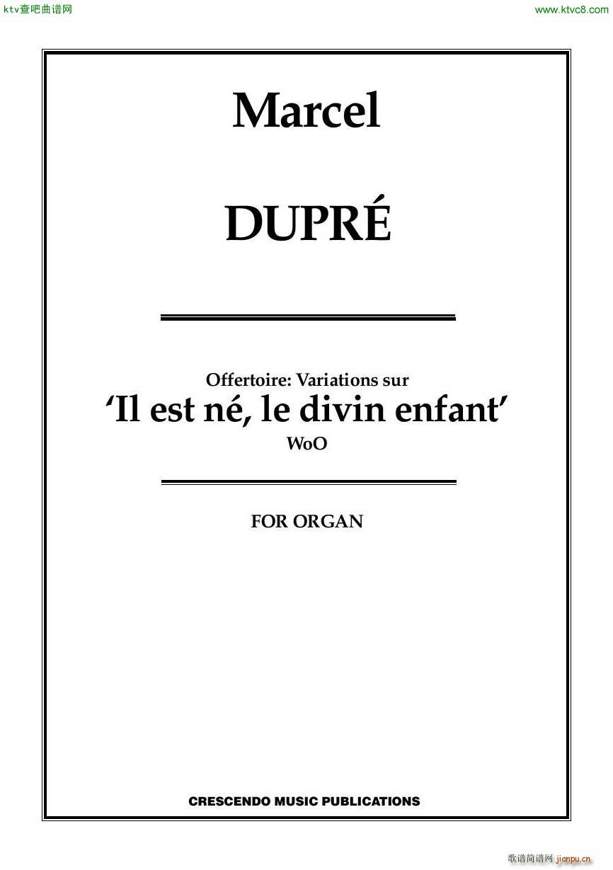 Dupre Il est n organ(V)1