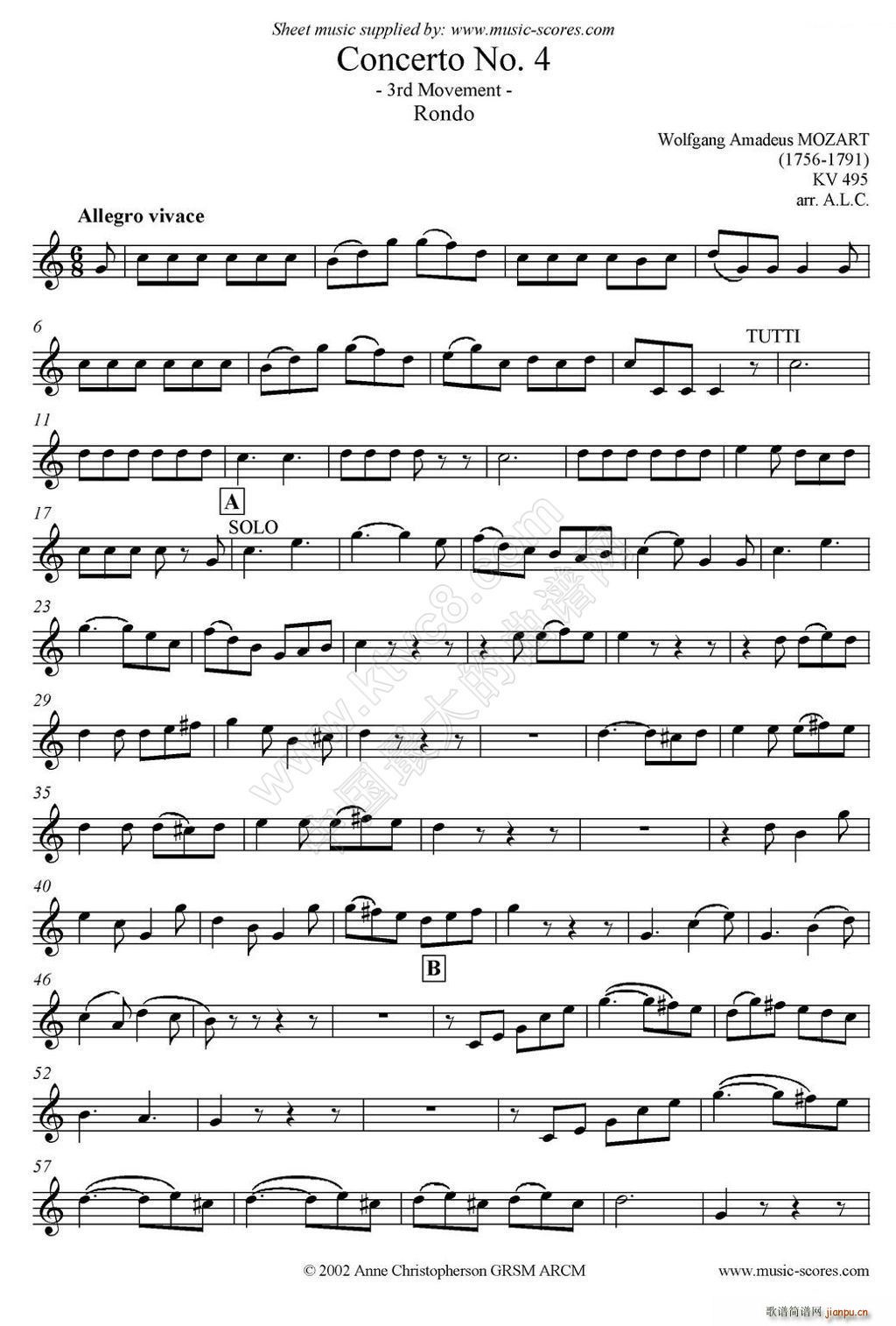 Mozart Concerto KV495 No 4 3st Rondo  ϵ_˹(ʮּ)1