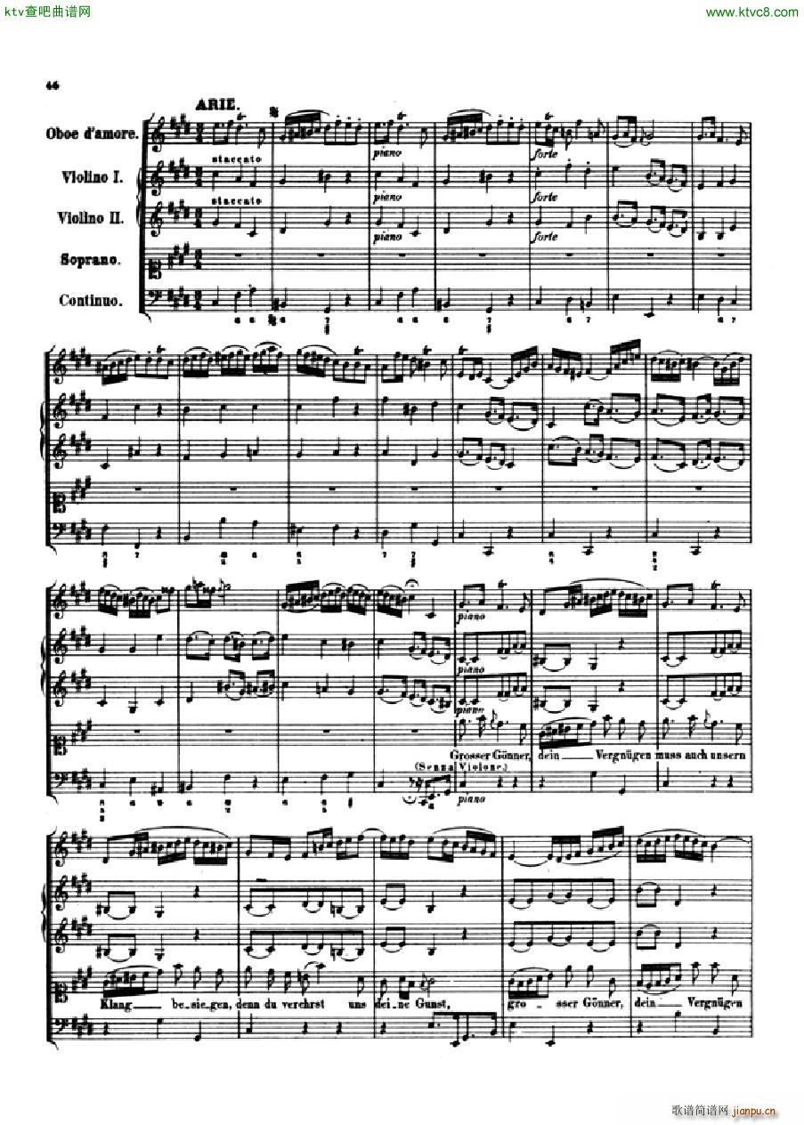 Bach JS BWV 210 Cantata No 210 Wedding Cantata(V)5