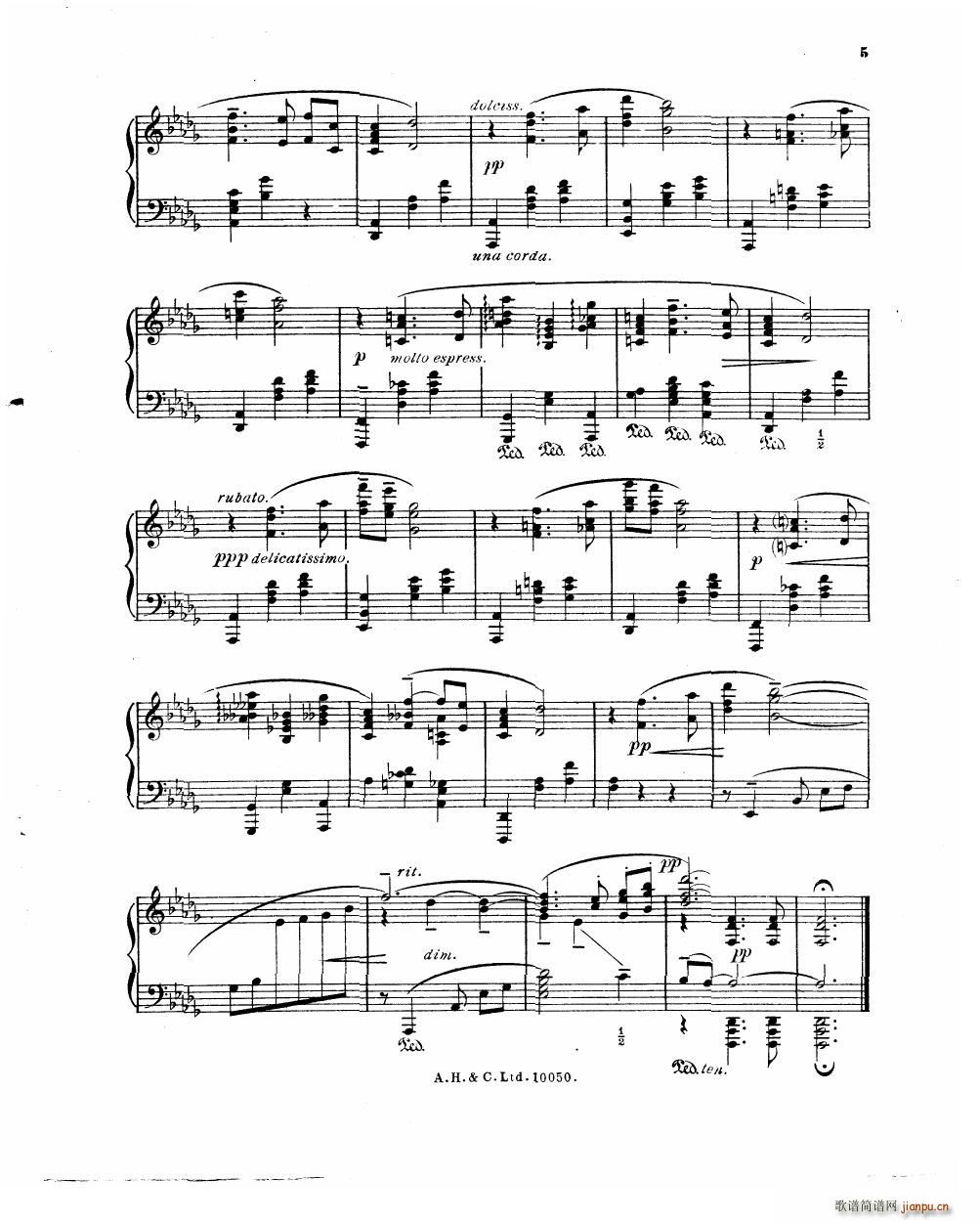 Bowen Serious Dances for piano Op 51(V)7