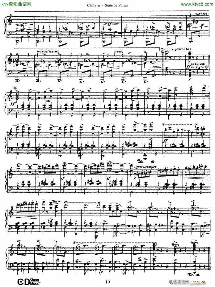 Chabrier Suite de Valses(V)10