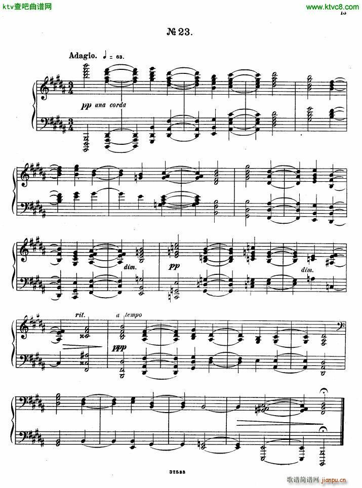 Gliere 25 Preludes op30 Book5(V)11