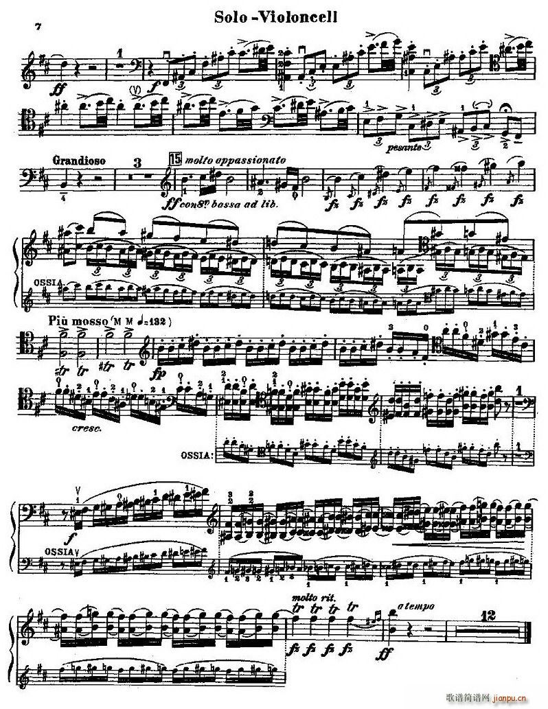 CELLO CONCERTO in B minor(V)7