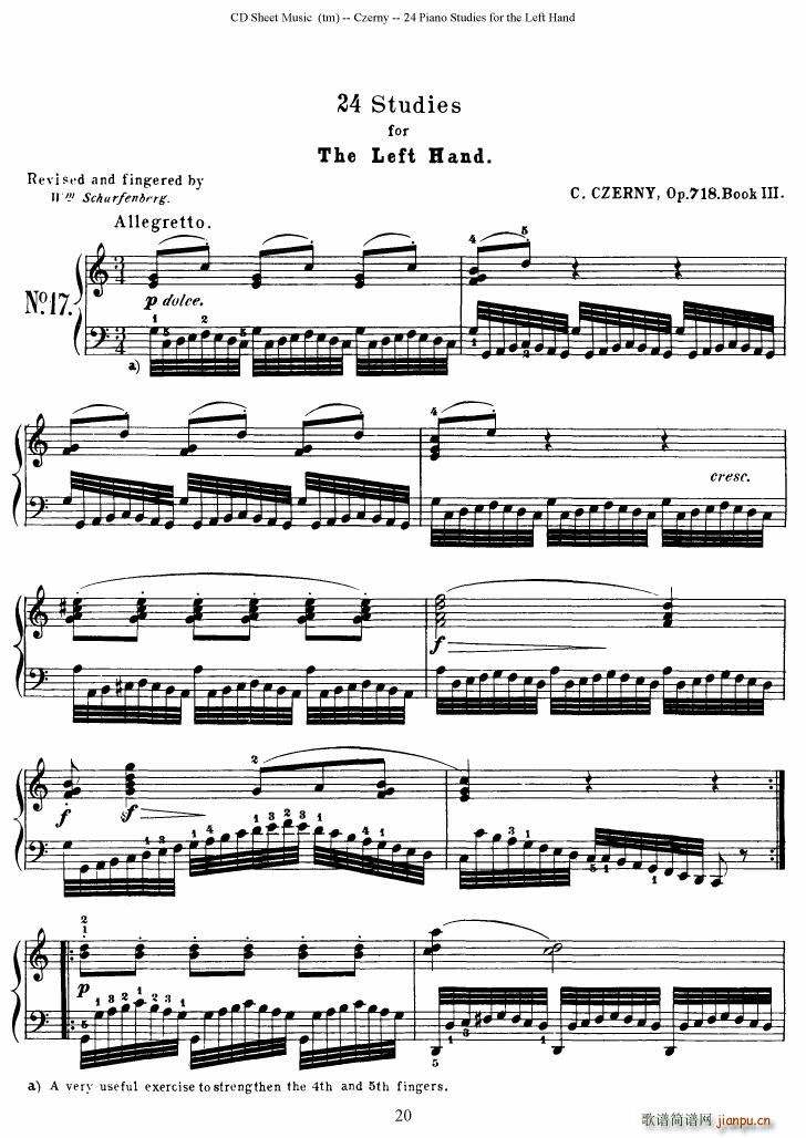 Left Hand Etudes(V)20