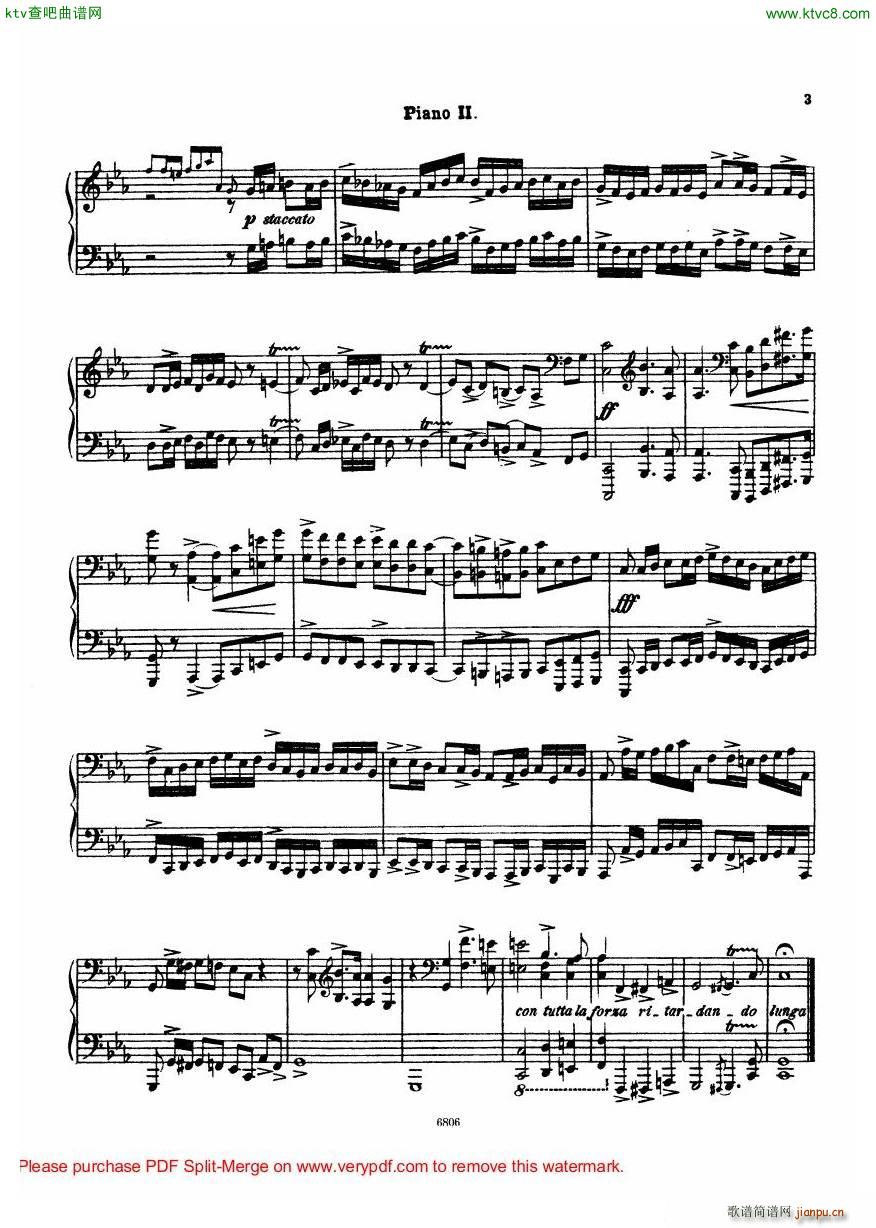 Arensky op 23 Suite No 2 Silhouettes(V)24
