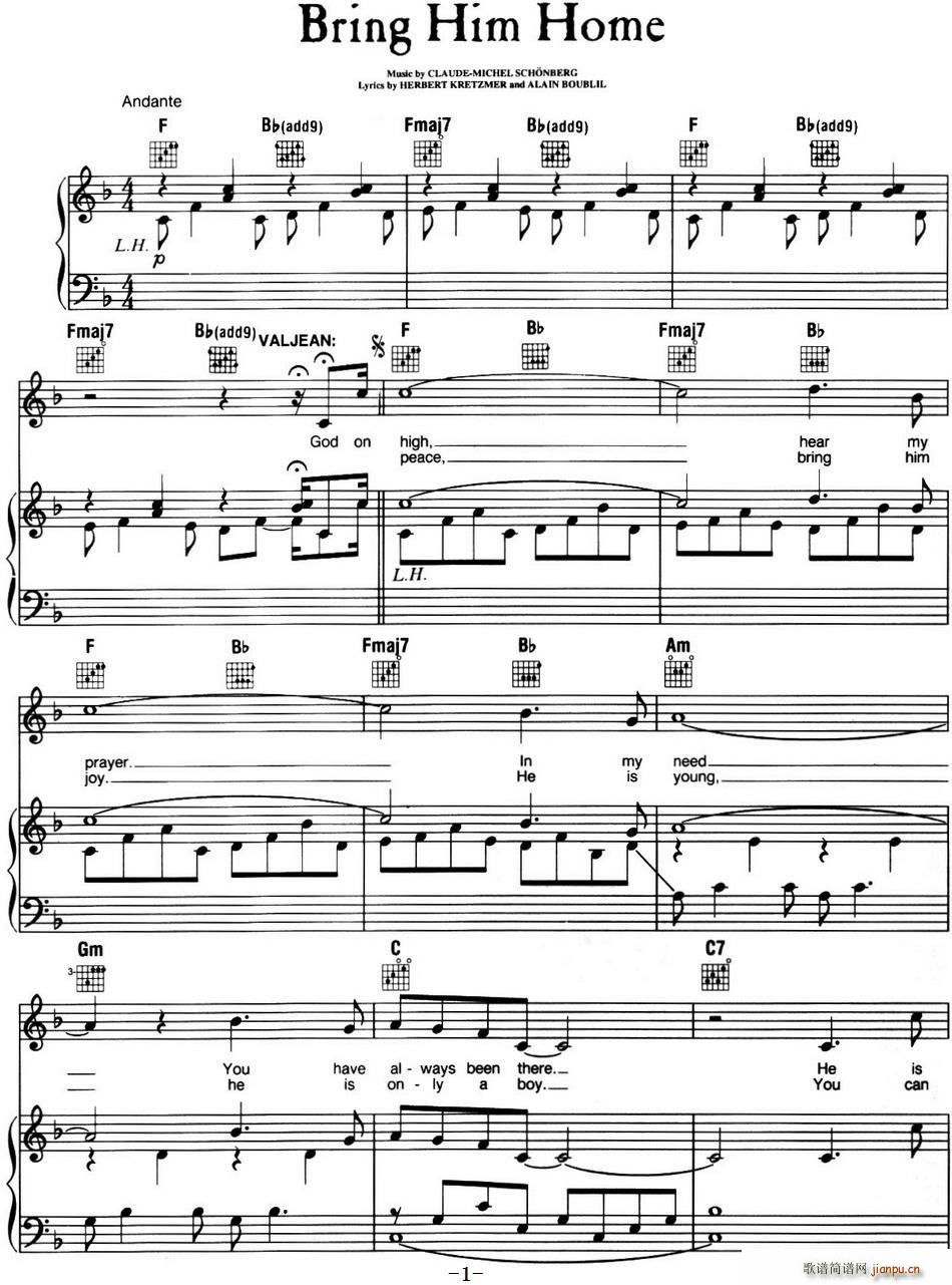Bring Him Home  K Les Miserables x(ʮּ)1