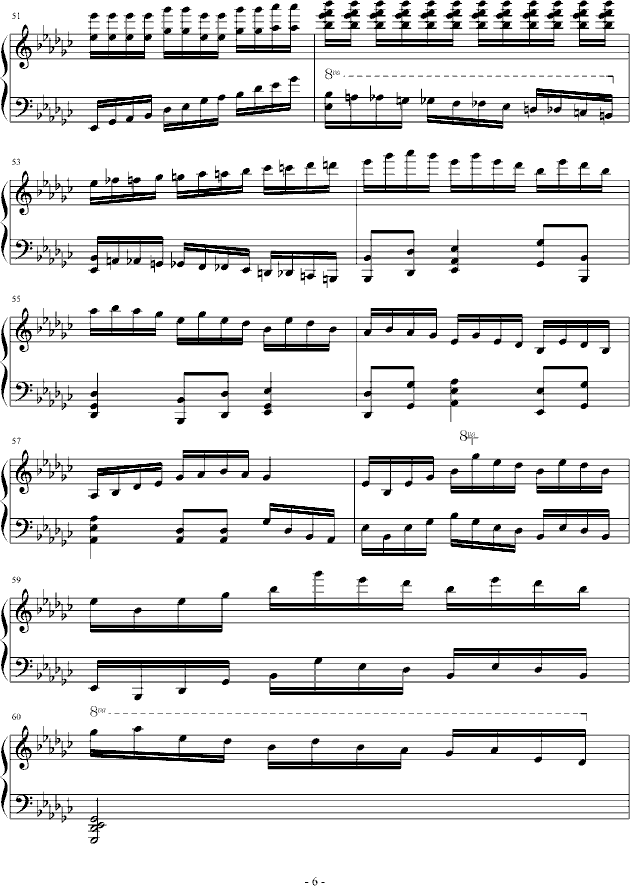 eyude no.3 in G flat(V)6