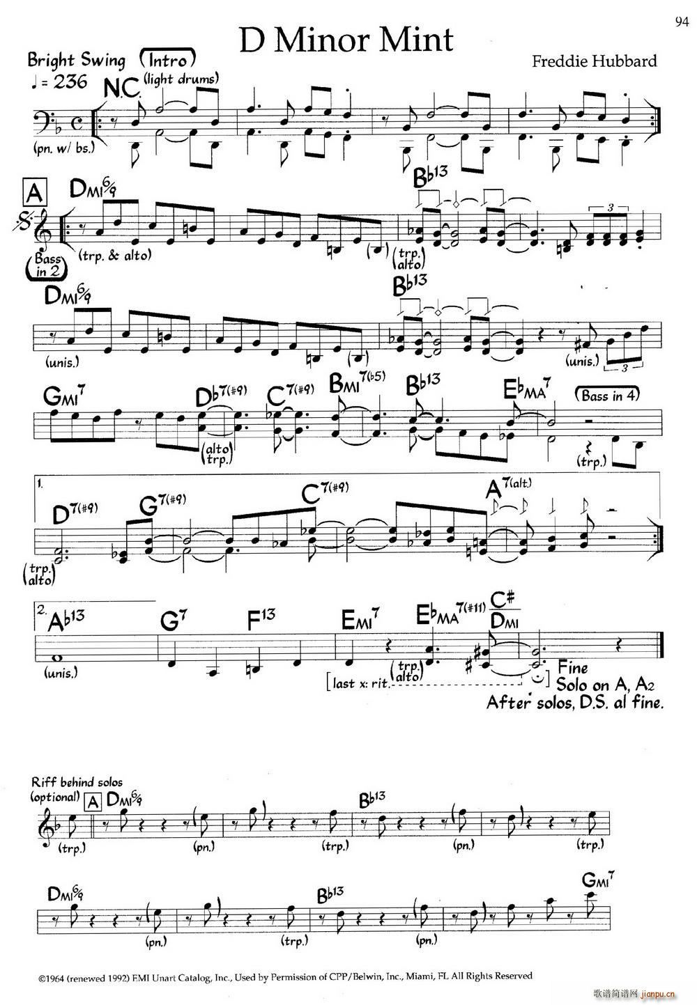 D Minor Mint ʿ(V)1