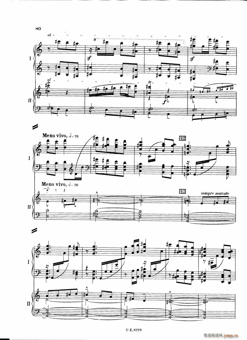 Bartok SZ 83 Piano Concerto 1 2p reduct (V)37