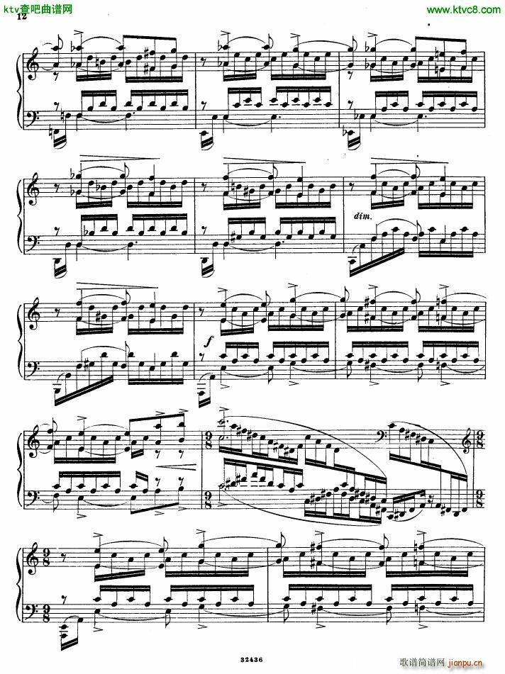 Gliere 25 Preludes op30 Book4(V)11