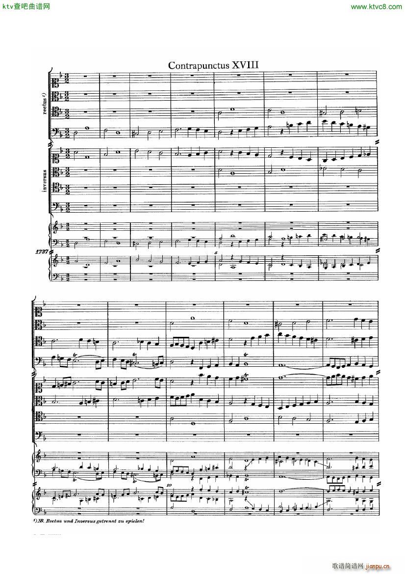 Bach JS BWV 1080 Kunst der Fuge part 3(V)10