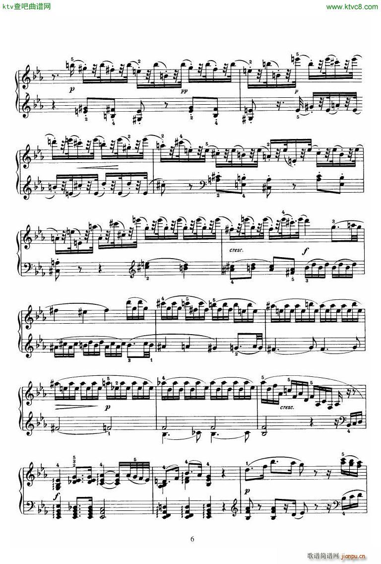 Piano Sonata No 52 in Eb(V)6