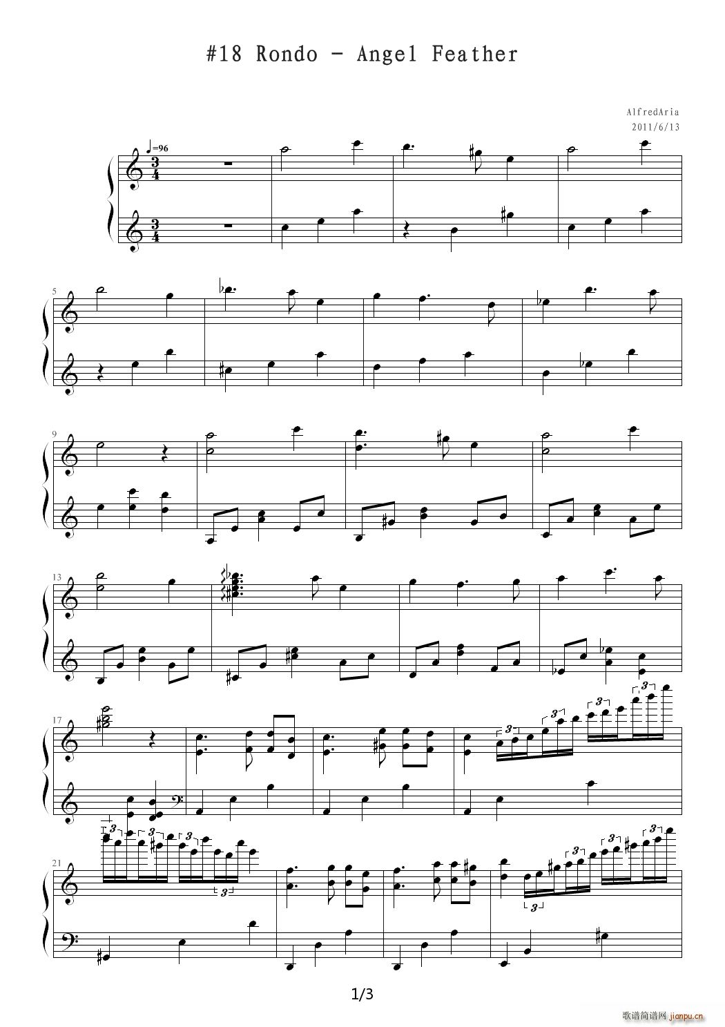18 Rondo Angel Feather C{(dio)(V)1