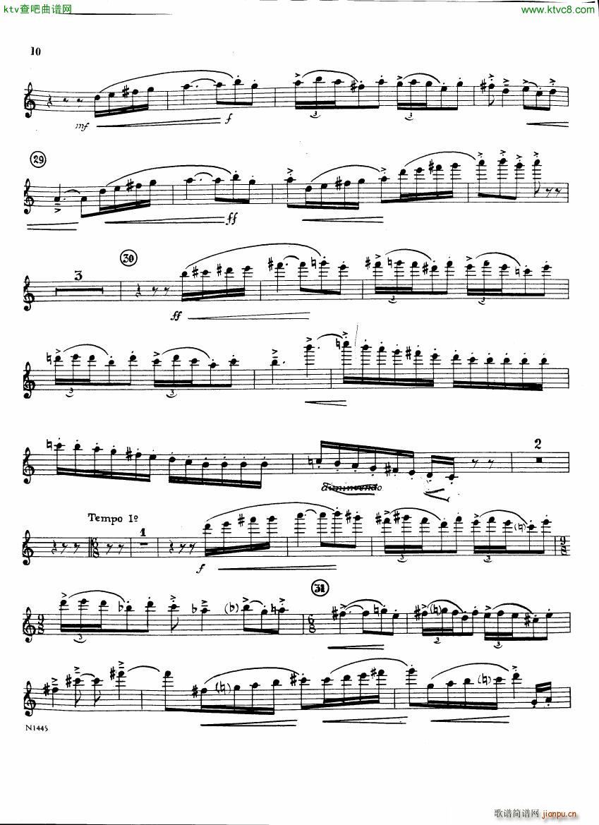 Burton E Flute sonatina flute part(V)8