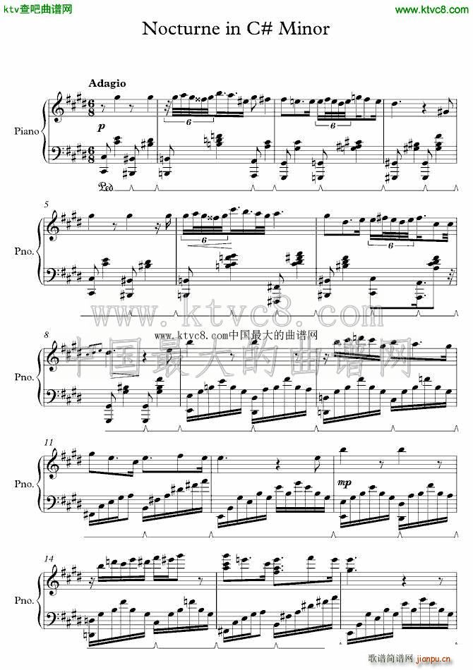 ֧ Nocturne in C Minor(V)1