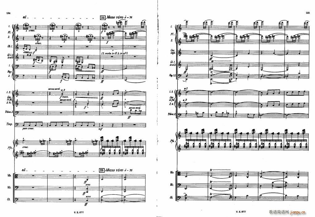Bartok SZ 83 Piano Concerto No1 Full Score (V)27