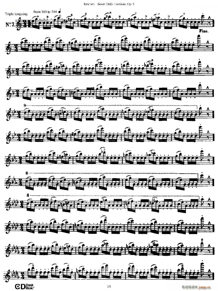 Seven Daily Exercises Op 5 ÿվ Ʒ5̖ ~(ʮּ)15