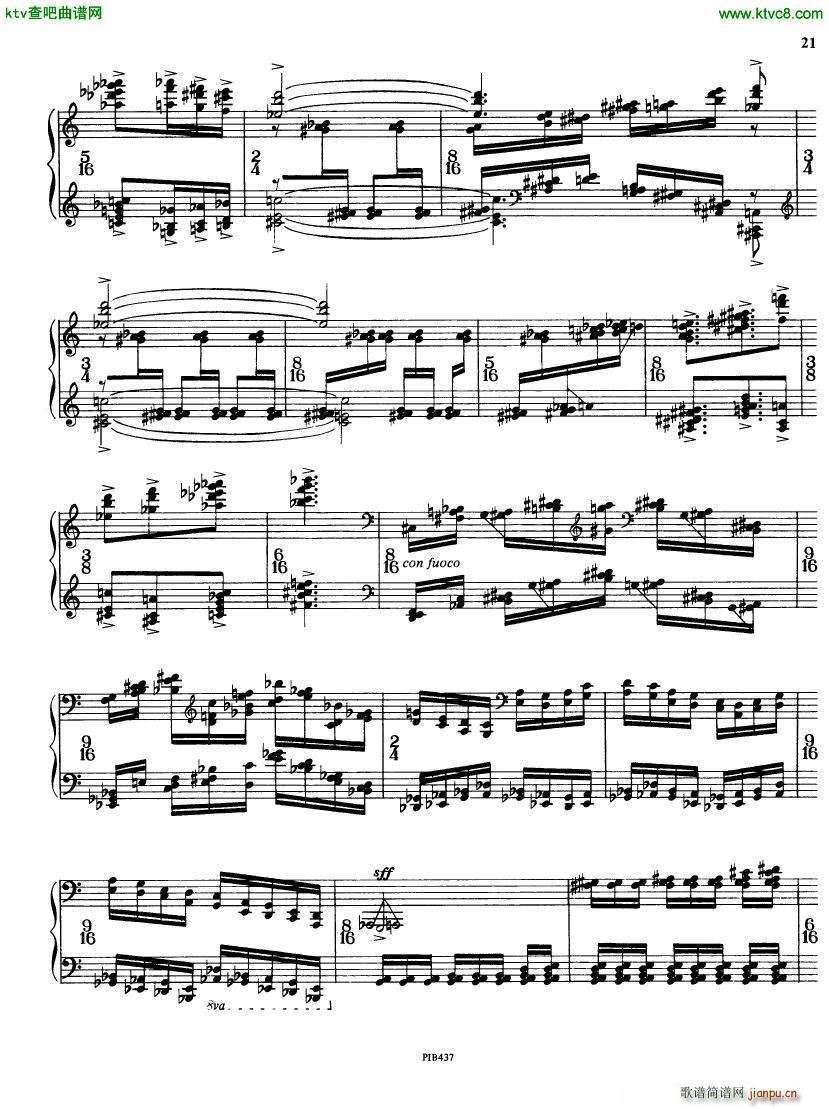 Ginastera op 53 Sonata No 2(V)21