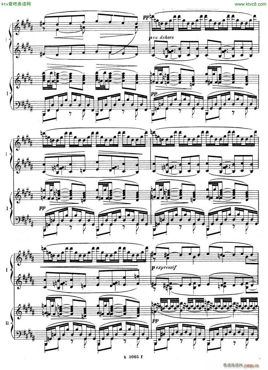 Debussy Ravel 3 Nocturnes 2pno(V)36