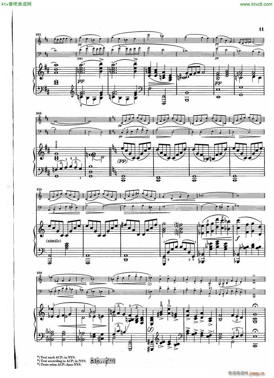 Debussy Trio en Sol(V)11