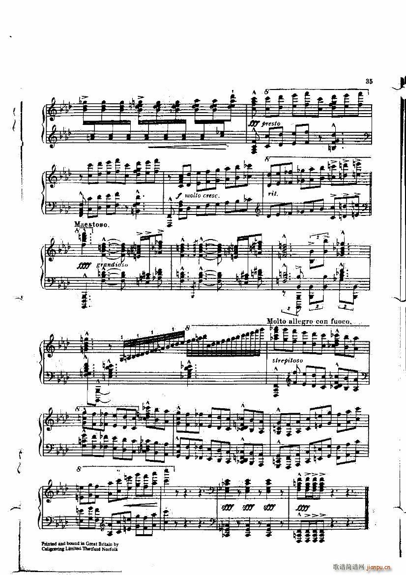 Bowen Op 72 Piano Sonata No 5 in F(V)34