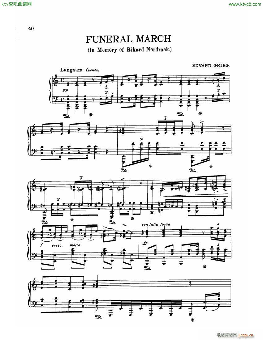Grieg Funeral March in A minor(V)1