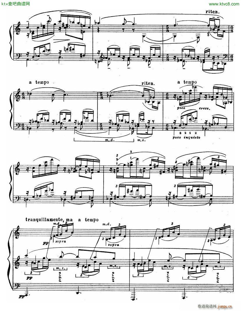 Sonata No 2 Op 2(V)8