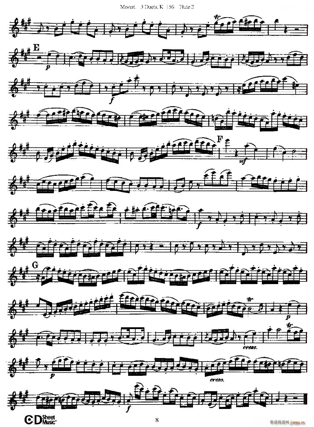 3 Duets K 156 ֮ڶL  K156̖ ~(ѺV)8
