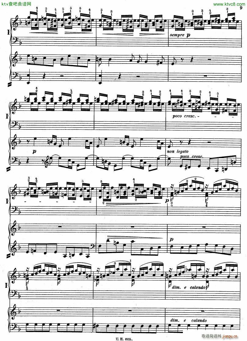 Bach JS BWV 1052 Keyboard Concerto in d ed R ntgen(V)9