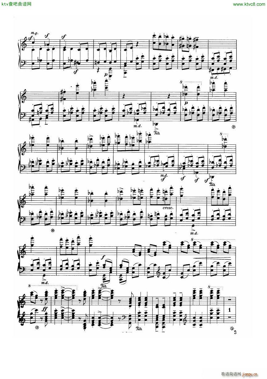 Dohnnyi op 11 Four Rhapsodies(V)30