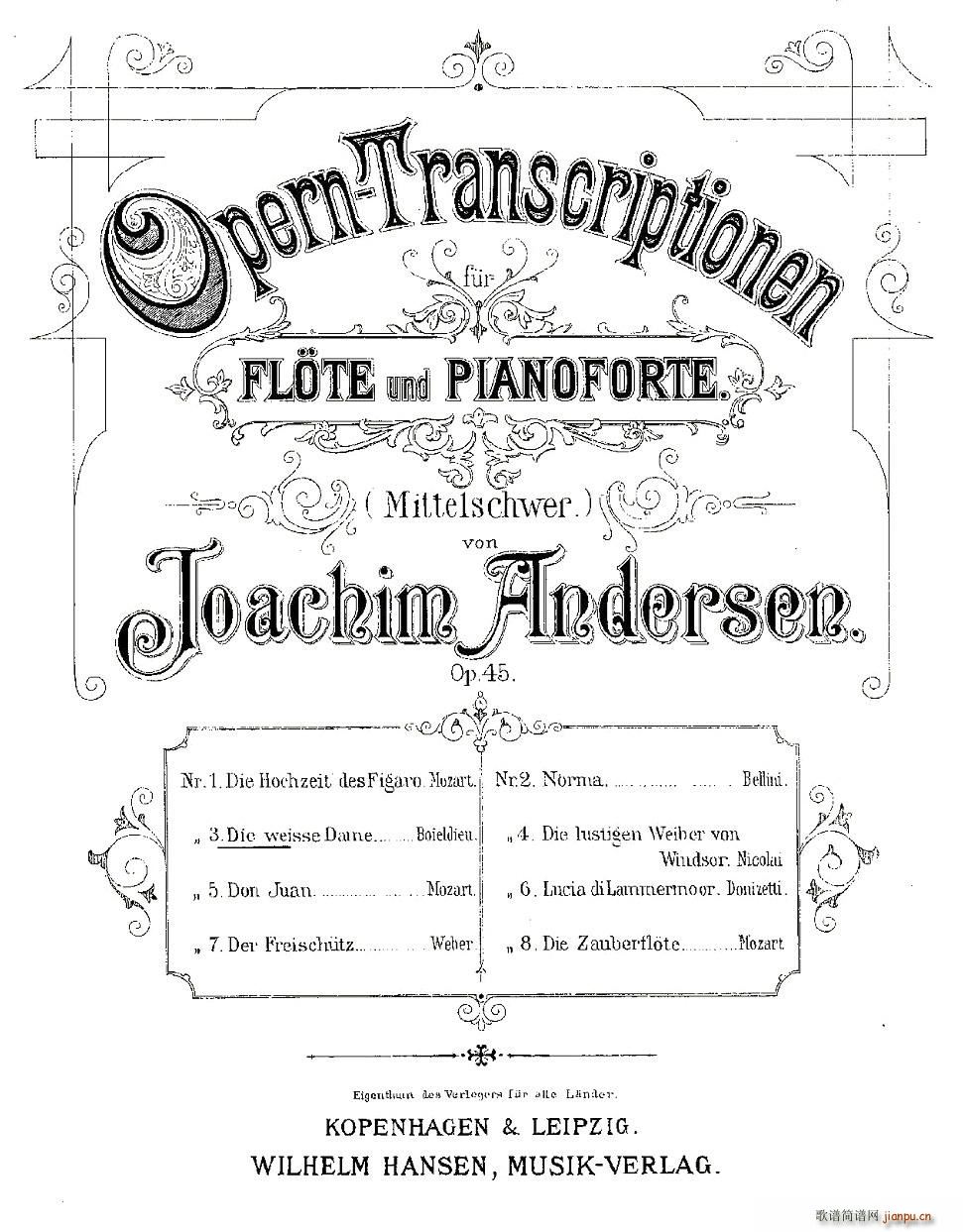 Opern-Transcriptionen.Op.45-3(ѺV)1