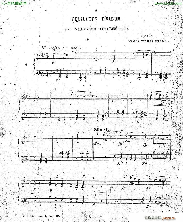 op 83 Feuillets d album(V)1