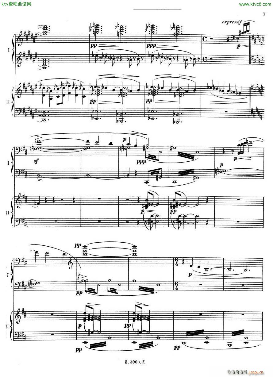Debussy Ravel 3 Nocturnes 2pno(V)7