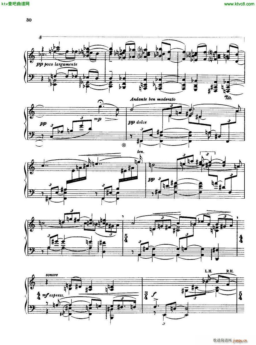 Bridge H160 Piano Sonata 1923 4(V)30