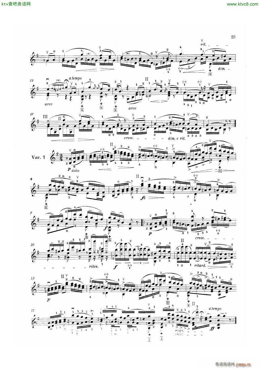 H W Ernst 6 Polyphonic Studies(V)19