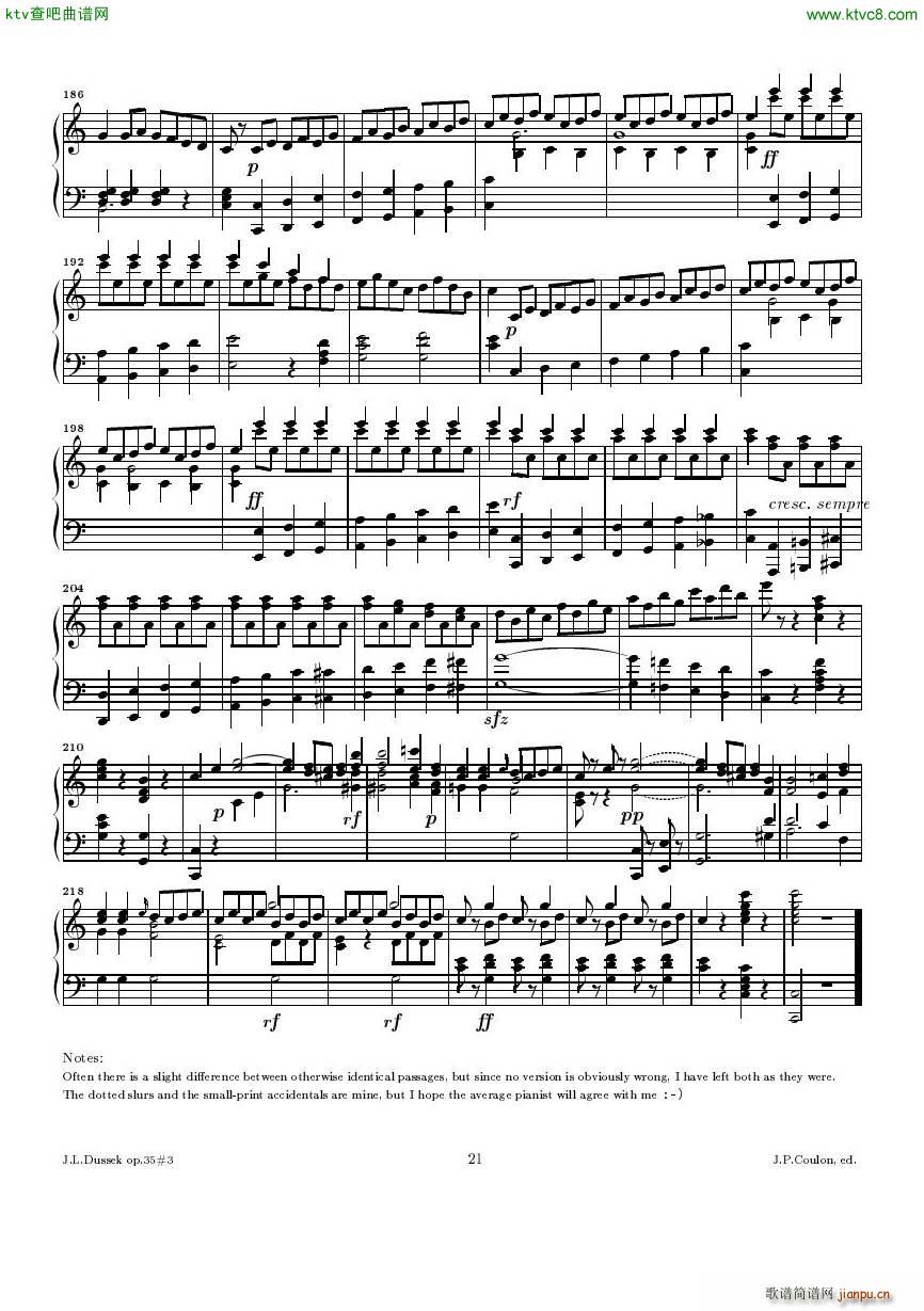 Dussek Sonate No13 op35 No3(V)6