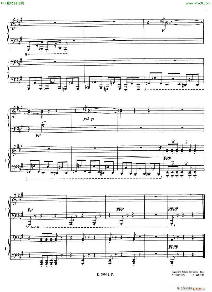 Debussy Ravel 3 Nocturnes 2pno(V)31