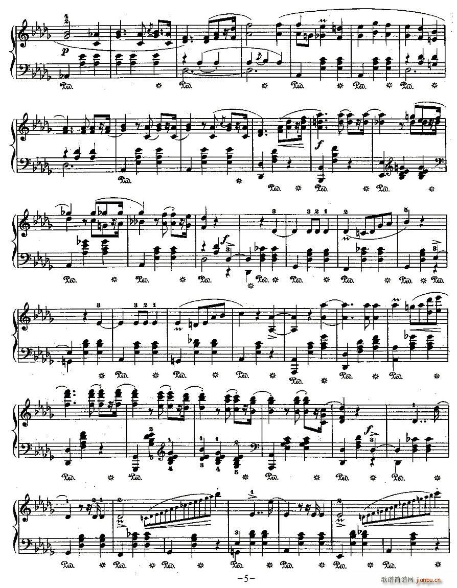 valse brillanteOp.34, No.1(ʮּ)5