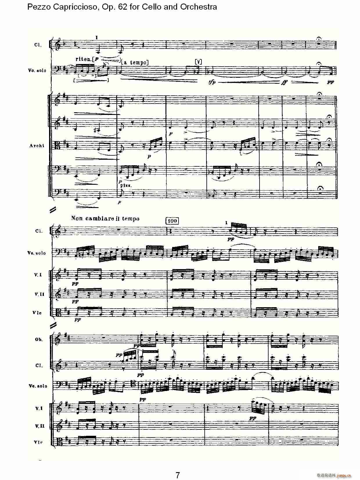 Pezzo Capriccioso, Op.62(V)7