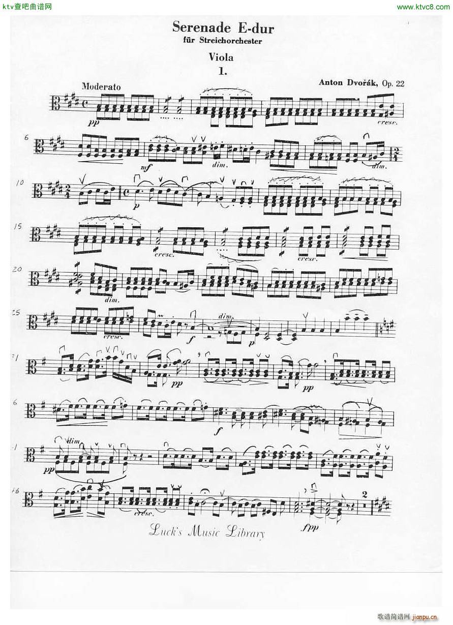Dvorak Serenade in e Dur O 22 1st Mov(V)5