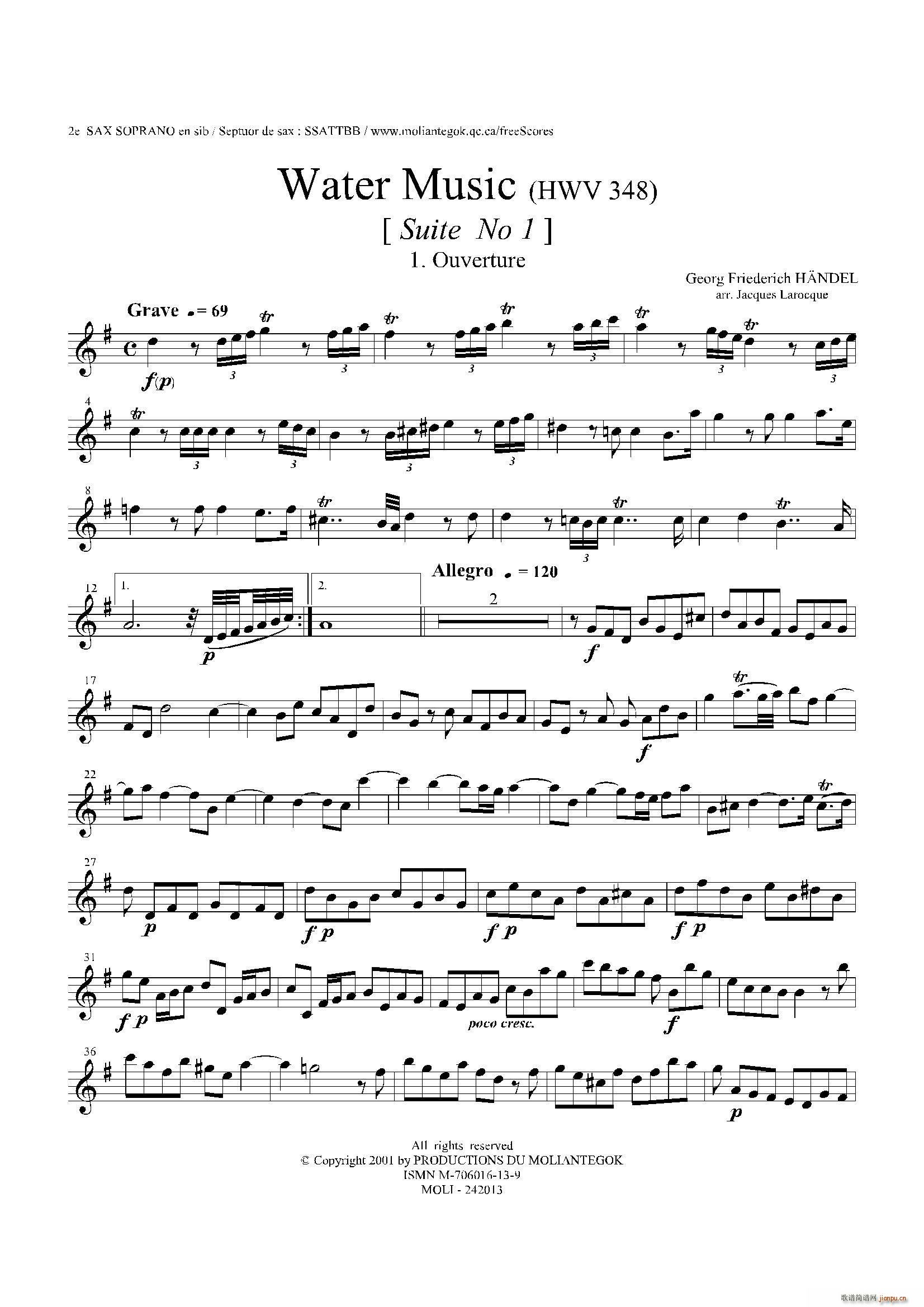 Water Music HWV 348 No 1 ڶ_˹(ʮּ)1